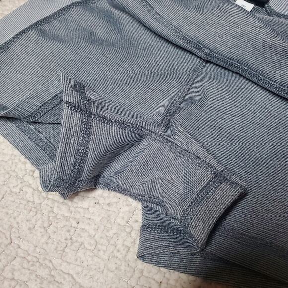 Aero Live Love Dream Yoga Athletic Shorts M Grey Stripe Activewear Compression - Picture 4 of 14